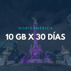 Paquete Norteamérica 10GB x 30 Días