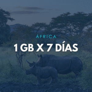 Paquete Africa 1GB x 30 Días