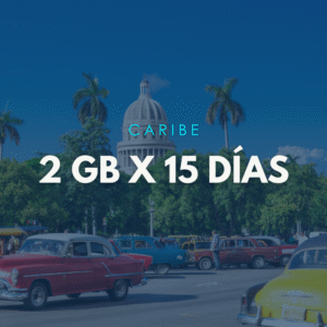 Paquete Caribe 2GB X 15 Días