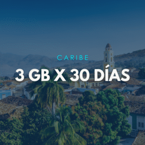 Paquete Caribe 3GB x 30 Días