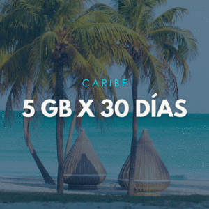 Paquete Caribe 5GB x 30 Días