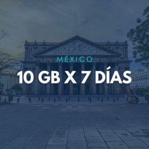 Paquete Local Mexico 10 GB x 7  Dias