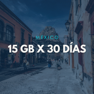 Paquete Local Mexico 15 GB x 30  Días