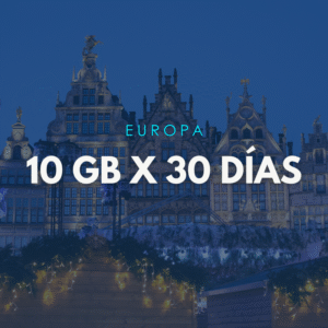 Paquete Europa 10GB x 30 Días