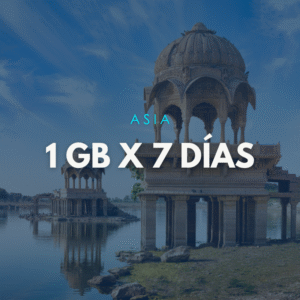 Paquete Asia 1GB x 7 Días